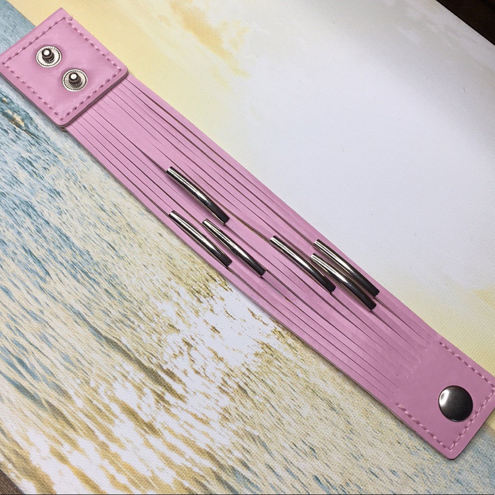 Pink Punk Bracelet - Picture 6 of 10